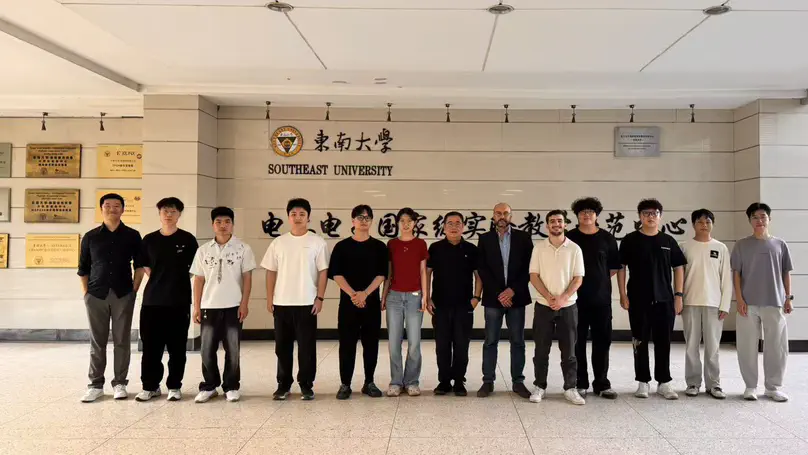 Bruno da Silva visits Southeast University for education and research exchange